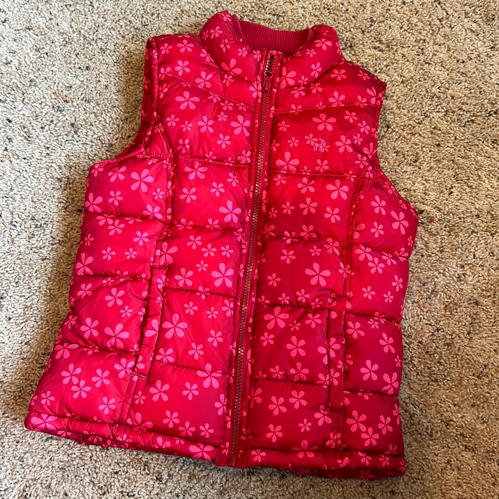 Girls Large puffer vest